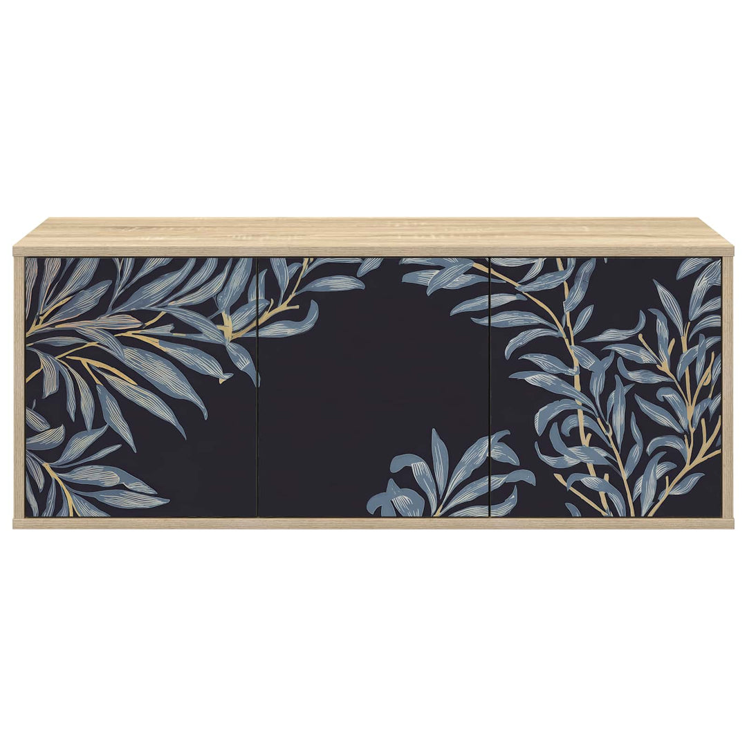 Væghængt TV Skab DOKKUM 102 x 33 x 40 cm Sonoma-eg