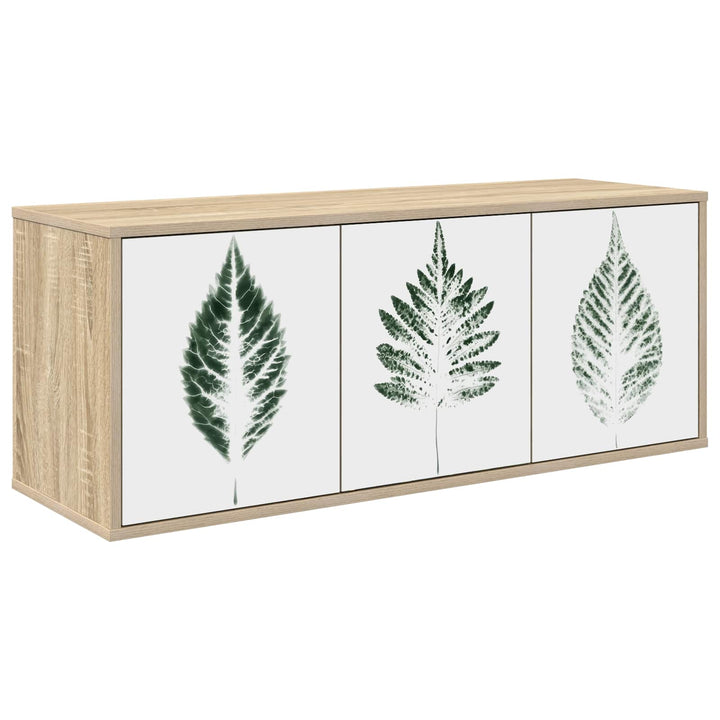 Væghængt TV Skab HANAU 102 x 33 x 40 cm Sonoma-eg