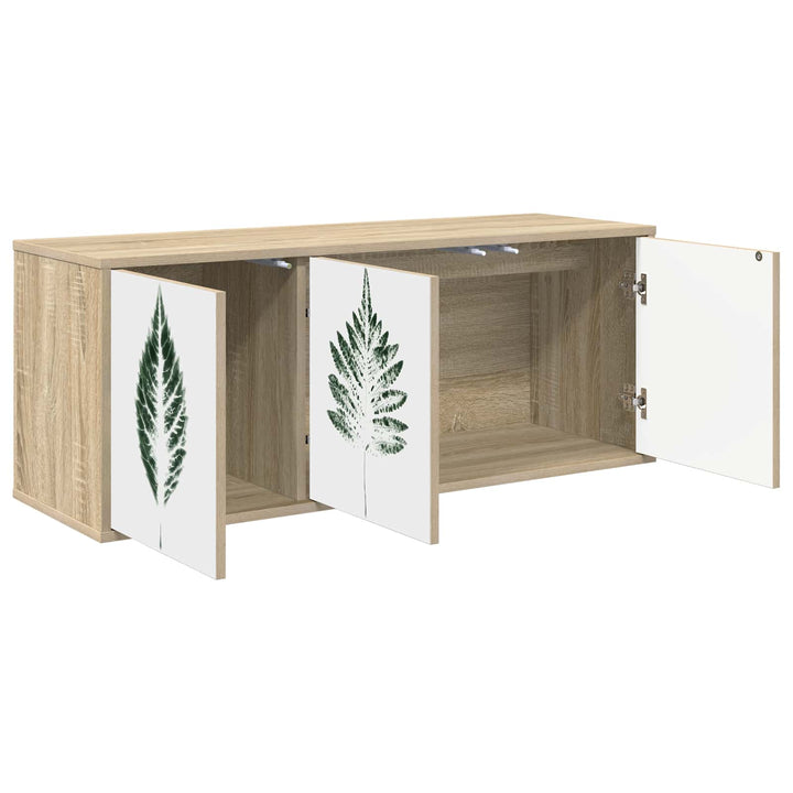 Væghængt TV Skab HANAU 102 x 33 x 40 cm Sonoma-eg