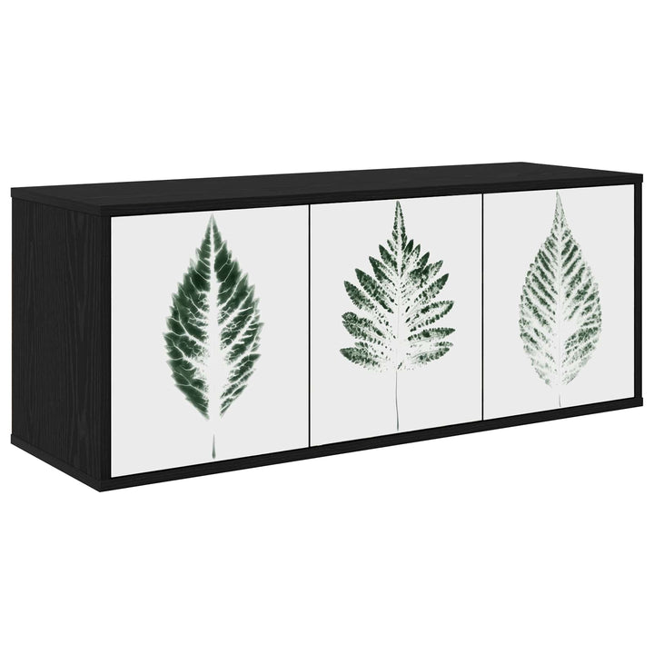 Væghængt TV Skab HANAU 102 x 33 x 40 cm Sort eg Konstrueret træ
