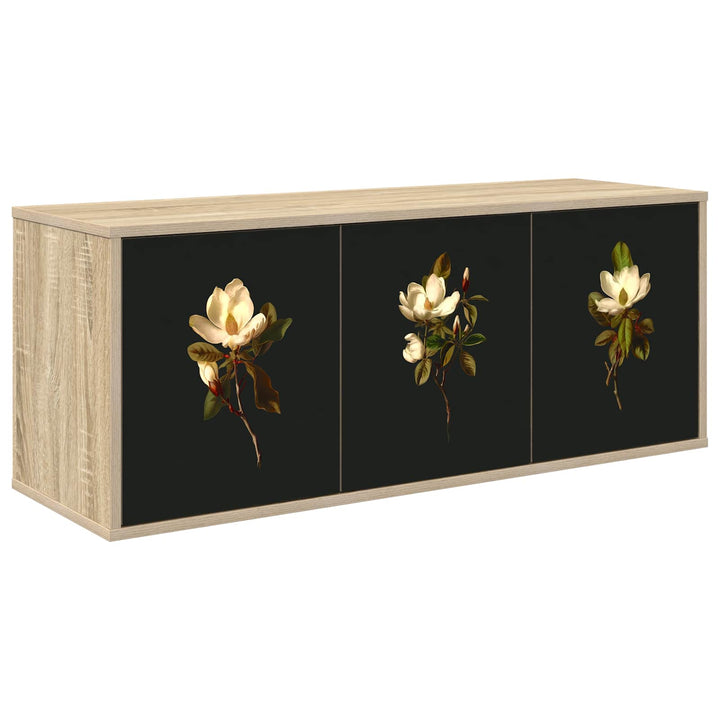 Væghængt TV Skab BREMEN 102 x 33 x 40 cm Sonoma-eg