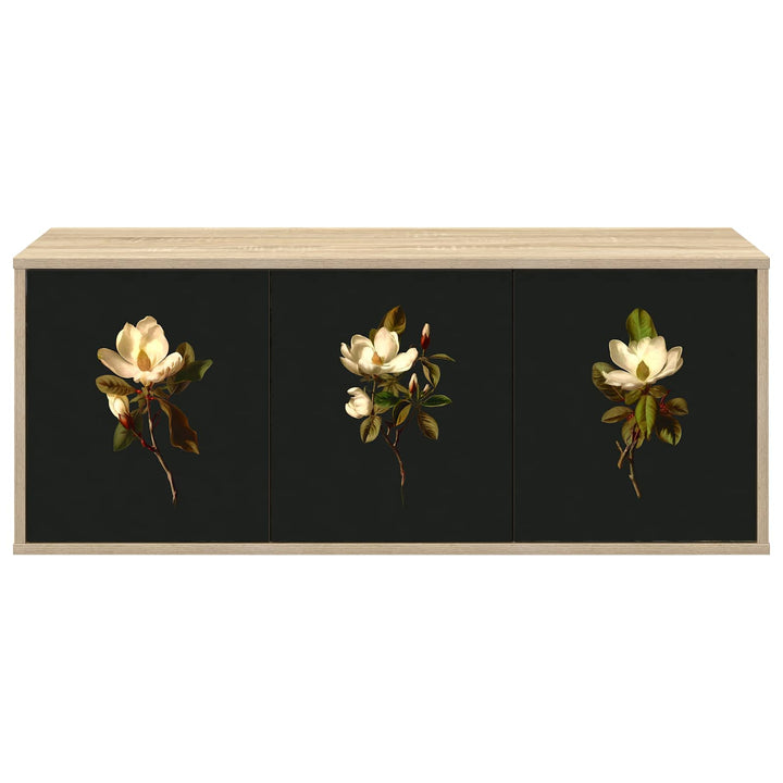 Væghængt TV Skab BREMEN 102 x 33 x 40 cm Sonoma-eg