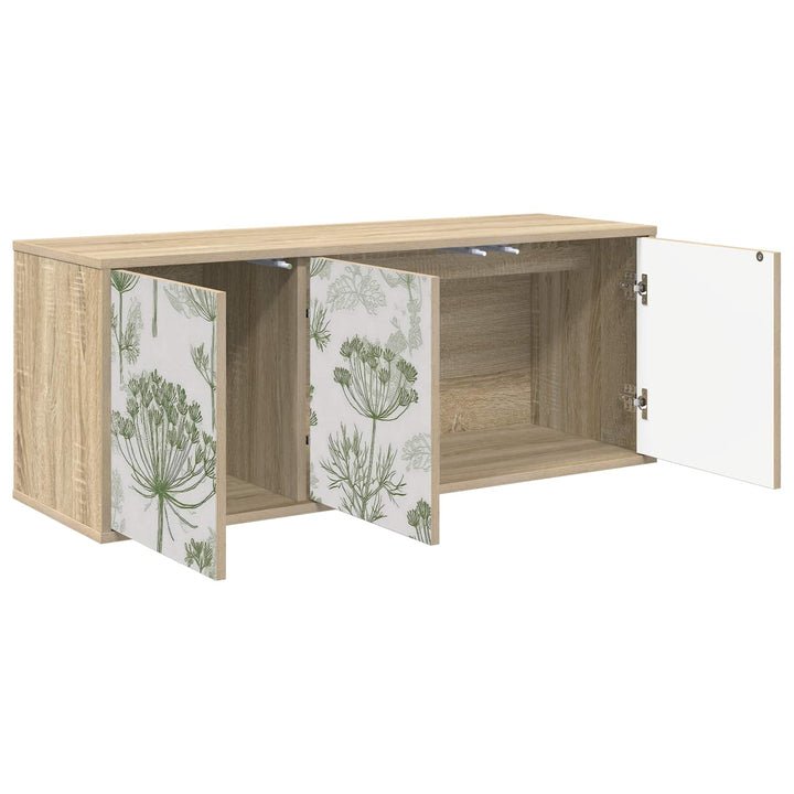 Væghængt TV Skab GOTHA 102 x 33 x 40 cm Sonoma-eg