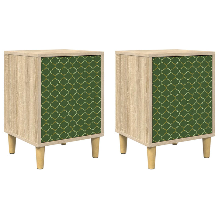 Natskab GELEEN 2 stk. Sonoma-eg 36 x 33 x 50 cm Konstrueret træ