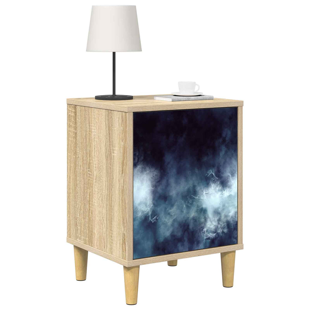 Natskab RAALTE 2 stk. Sonoma-eg 36 x 33 x 50 cm Konstrueret træ