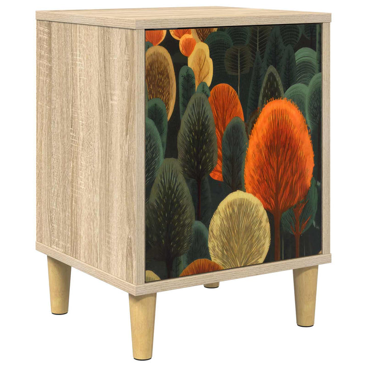 Natskab ZAANDAM Sonoma-eg 36 x 33 x 50 cm Konstrueret træ