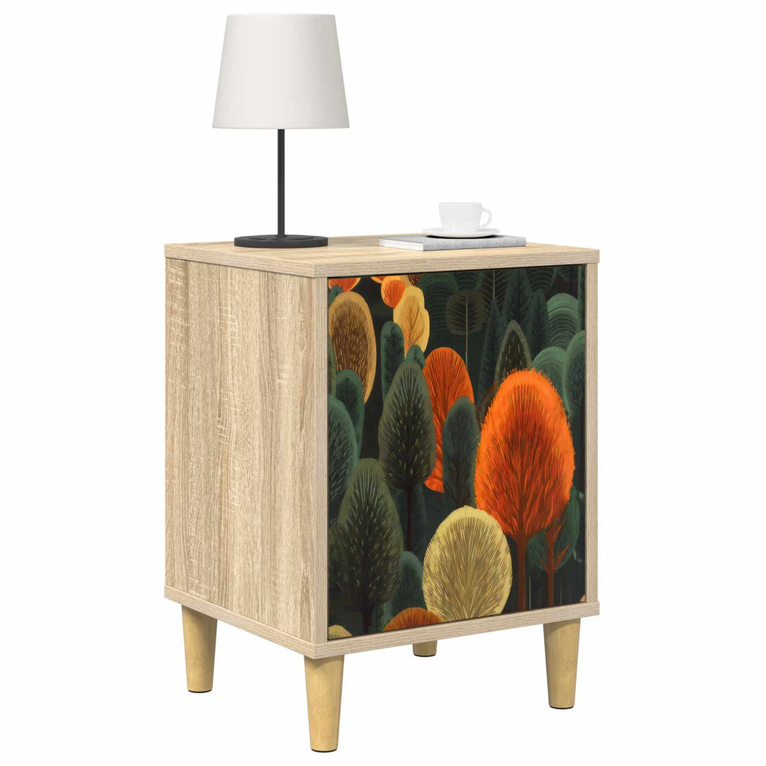 Natskab ZAANDAM Sonoma-eg 36 x 33 x 50 cm Konstrueret træ