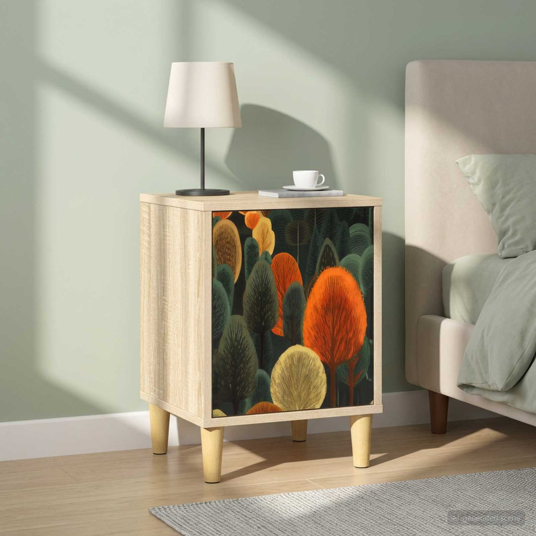 Natskab ZAANDAM 2 stk. Sonoma-eg 36 x 33 x 50 cm