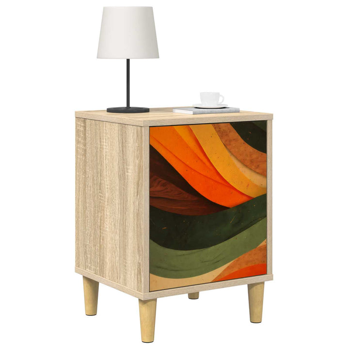 Natskab BONN 2 stk. Sonoma-eg 36 x 33 x 50 cm Konstrueret træ