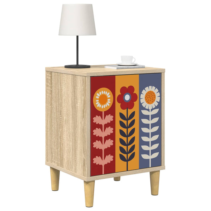 Natskab ESSEN 2 stk. Sonoma-eg 36 x 33 x 50 cm Konstrueret træ