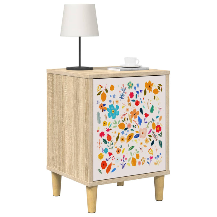 Natskab MAINZ 2 stk. Sonoma-eg 36 x 33 x 50 cm Konstrueret træ