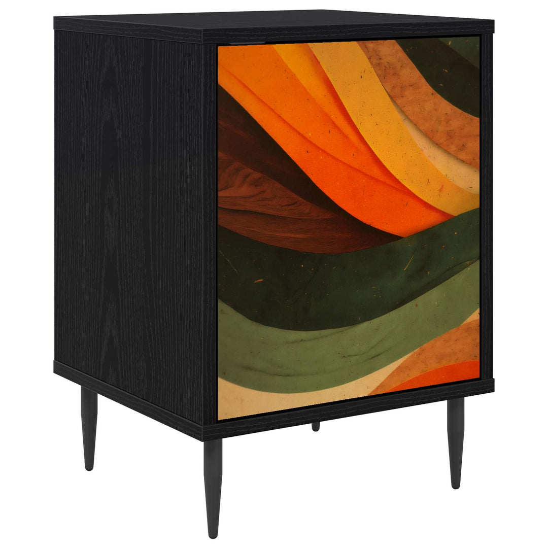 Natskab BONN Sort eg 36 x 33 x 51 cm Konstrueret træ