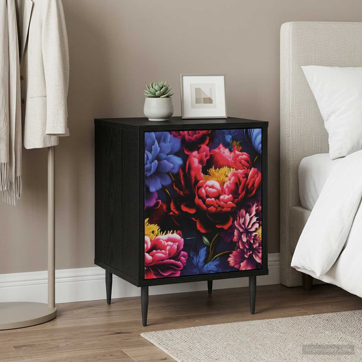 Natskab KIEL Sort eg 36 x 33 x 51 cm Konstrueret træ