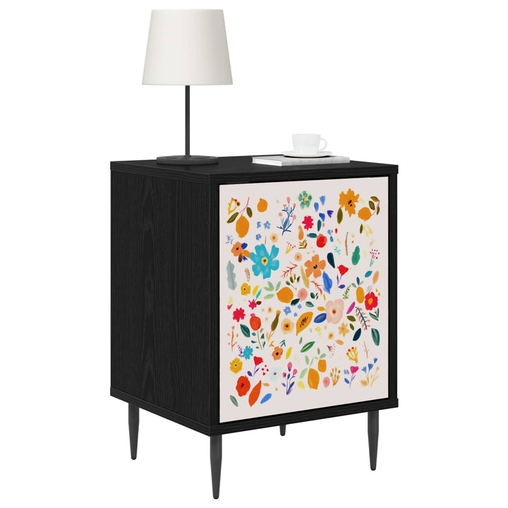 Natskab MAINZ Sort eg 36 x 33 x 51 cm Konstrueret træ