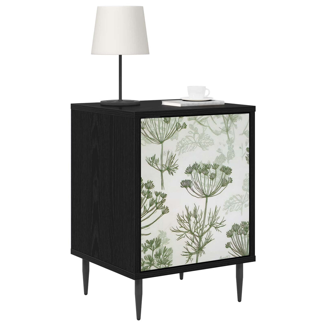Natskab GOTHA Sort eg 36 x 33 x 51 cm Konstrueret træ