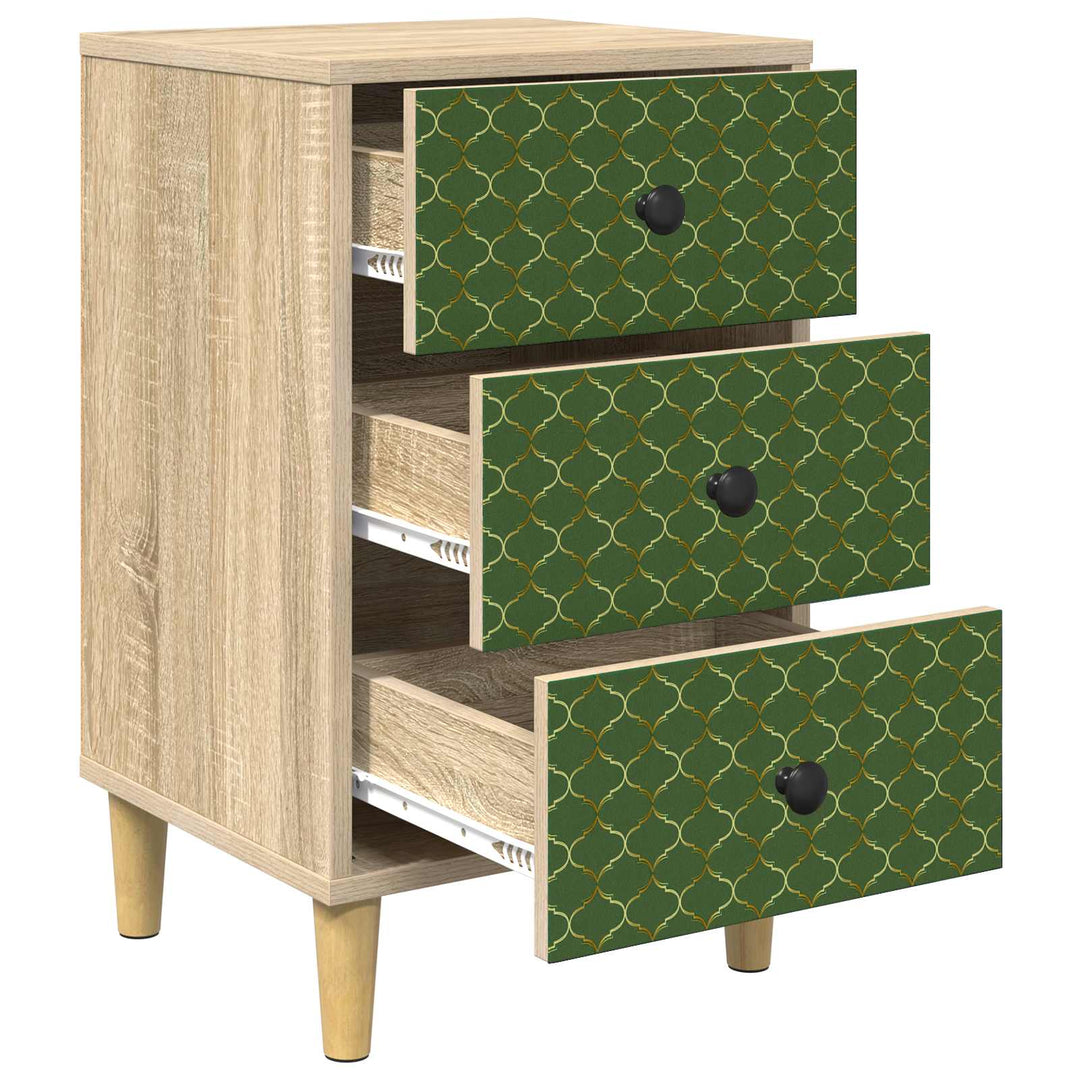 Natskab GELEEN 2 stk. Sonoma-eg 36 x 33 x 60 cm Konstrueret træ