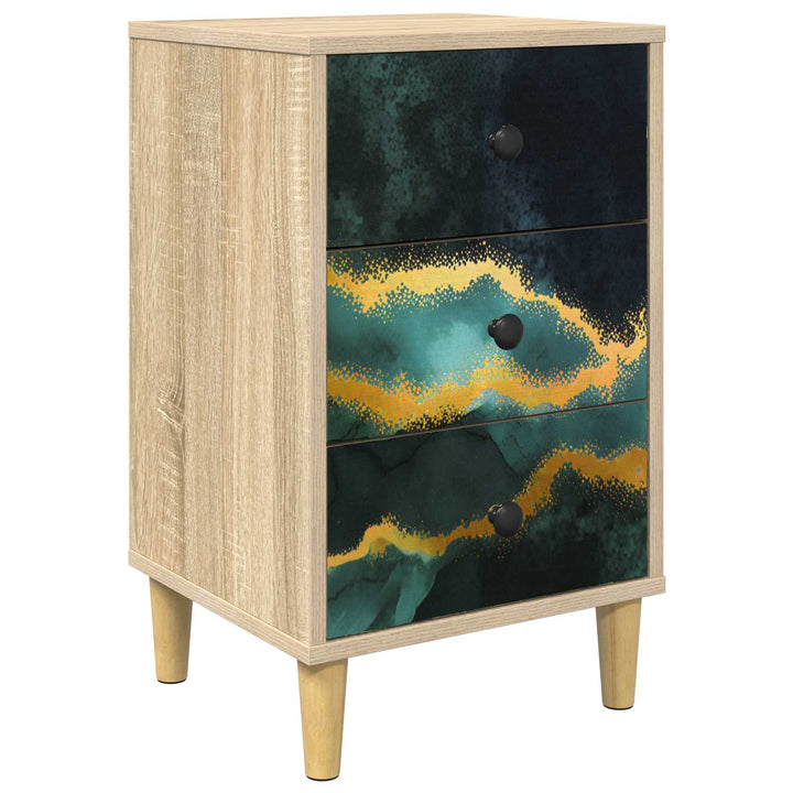 Natskab WIJHE Sonoma-eg 36 x 33 x 60 cm Konstrueret træ
