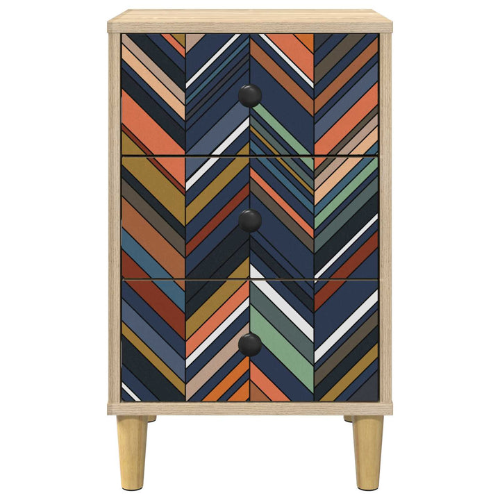 Natskab OMMEN Sonoma-eg 36 x 33 x 60 cm Konstrueret træ