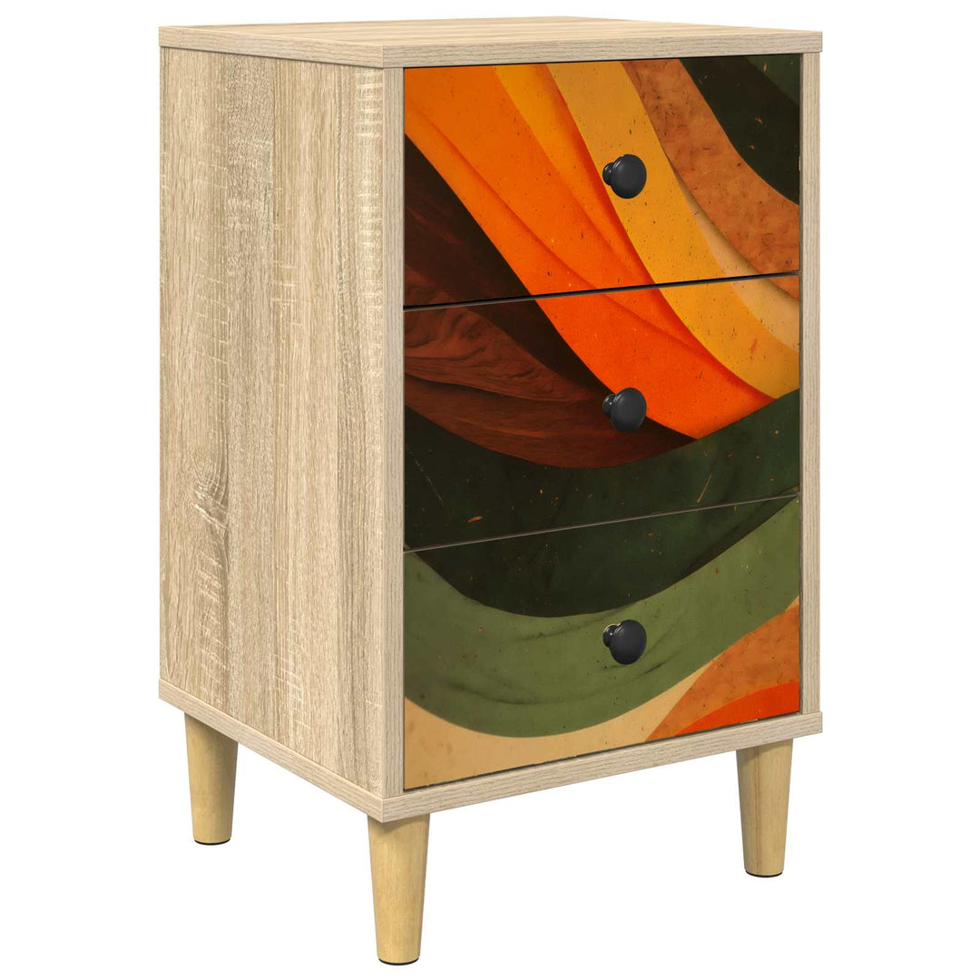 Natskab BONN Sonoma-eg 36 x 33 x 60 cm Konstrueret træ