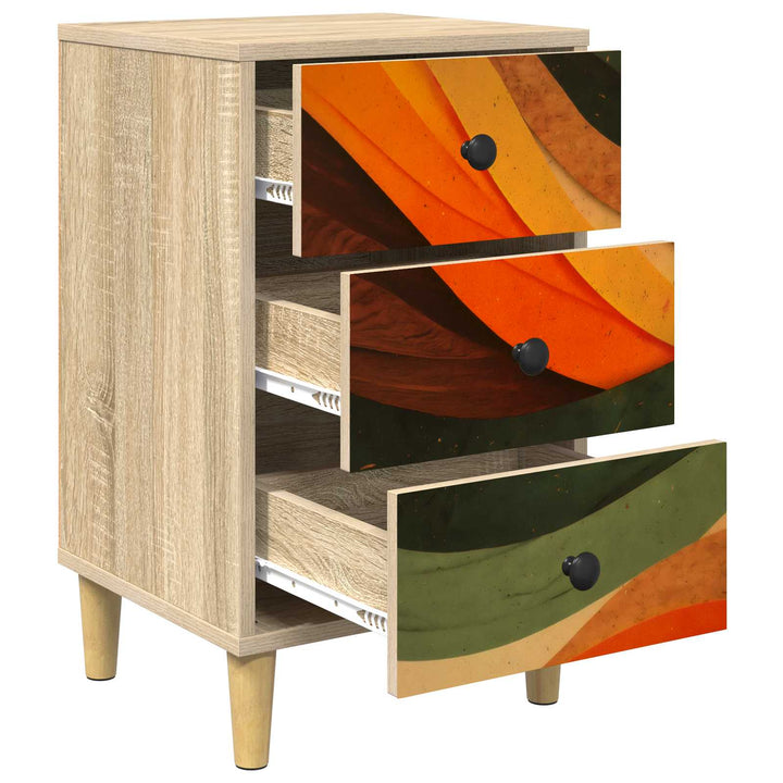 Natskab BONN Sonoma-eg 36 x 33 x 60 cm Konstrueret træ