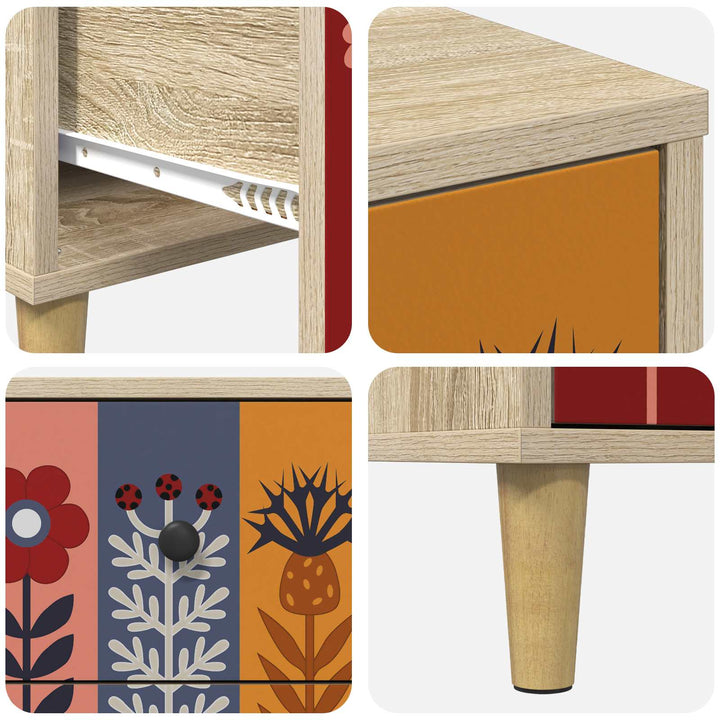 Natskab ESSEN Sonoma-eg 36 x 33 x 60 cm Konstrueret træ