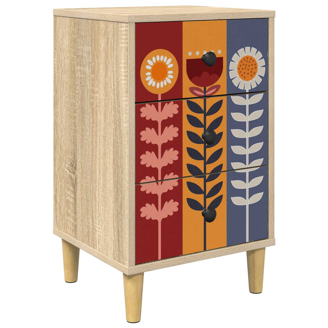 Natskab ESSEN Sonoma-eg 36 x 33 x 60 cm Konstrueret træ