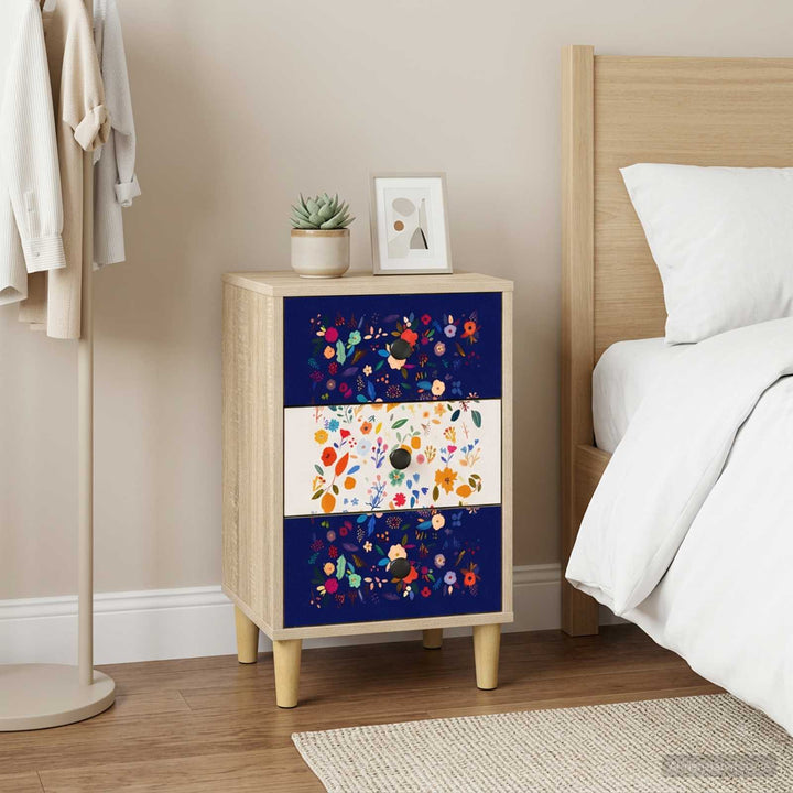 Natskab MAINZ 2 stk. Sonoma-eg 36 x 33 x 60 cm Konstrueret træ