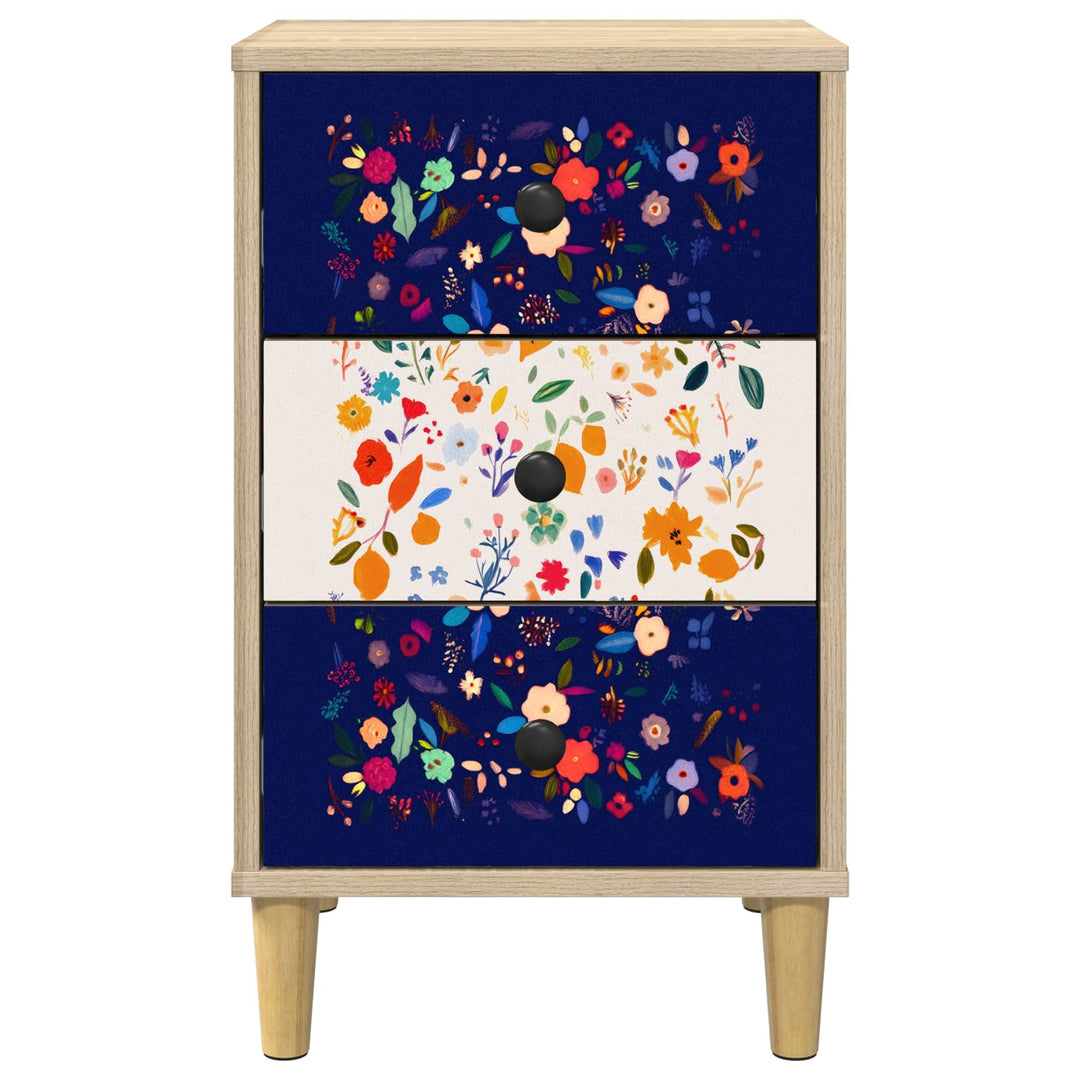 Natskab MAINZ 2 stk. Sonoma-eg 36 x 33 x 60 cm Konstrueret træ