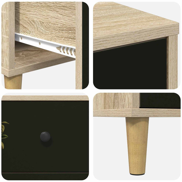 Natskab BREMEN Sonoma-eg 36 x 33 x 60 cm Konstrueret træ