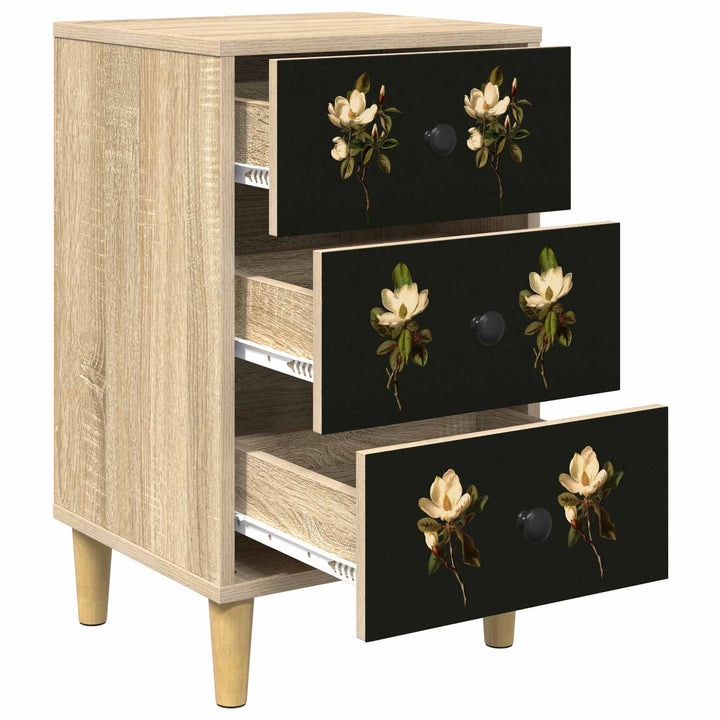 Natskab BREMEN 2 stk. Sonoma-eg 36 x 33 x 60 cm Konstrueret træ