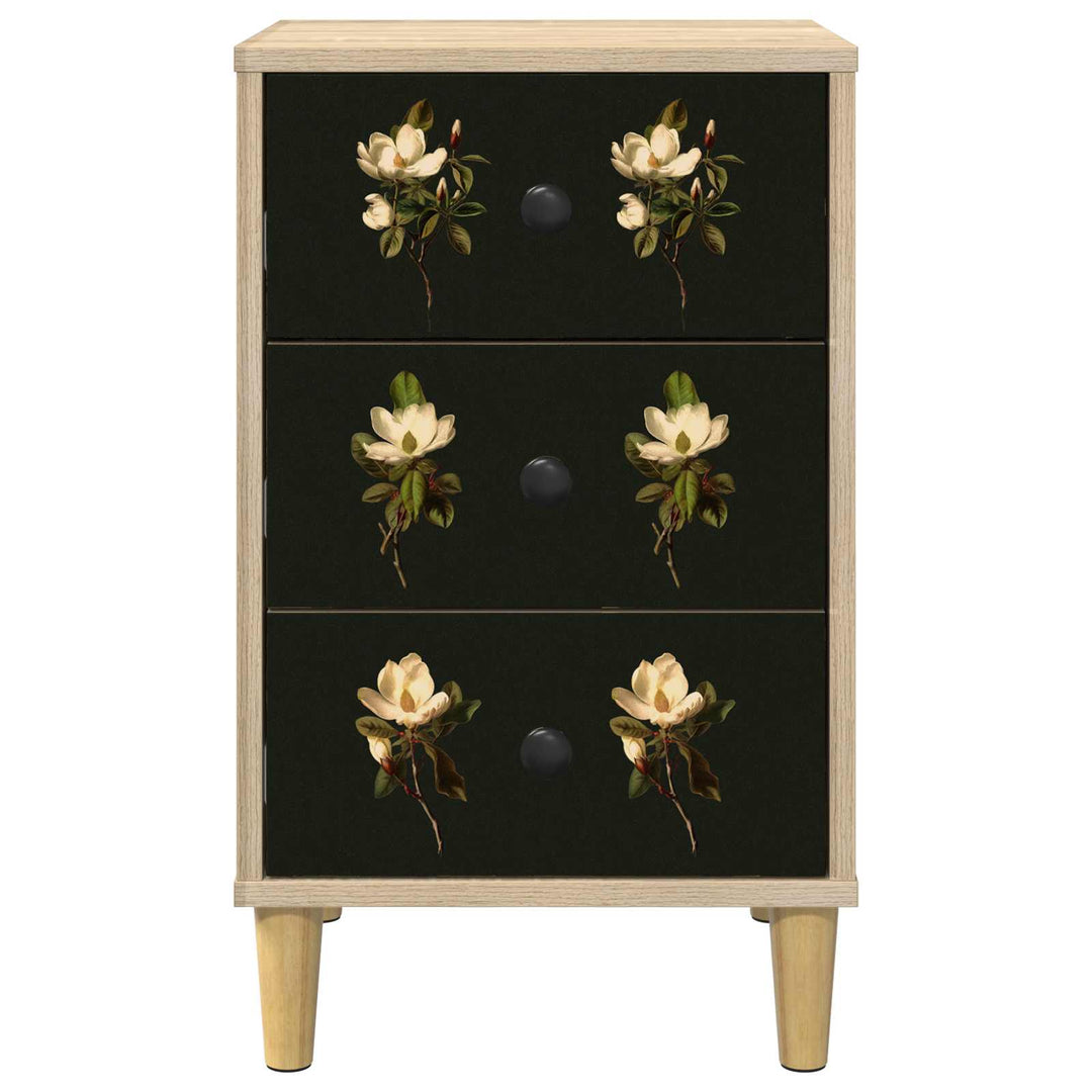 Natskab BREMEN 2 stk. Sonoma-eg 36 x 33 x 60 cm Konstrueret træ