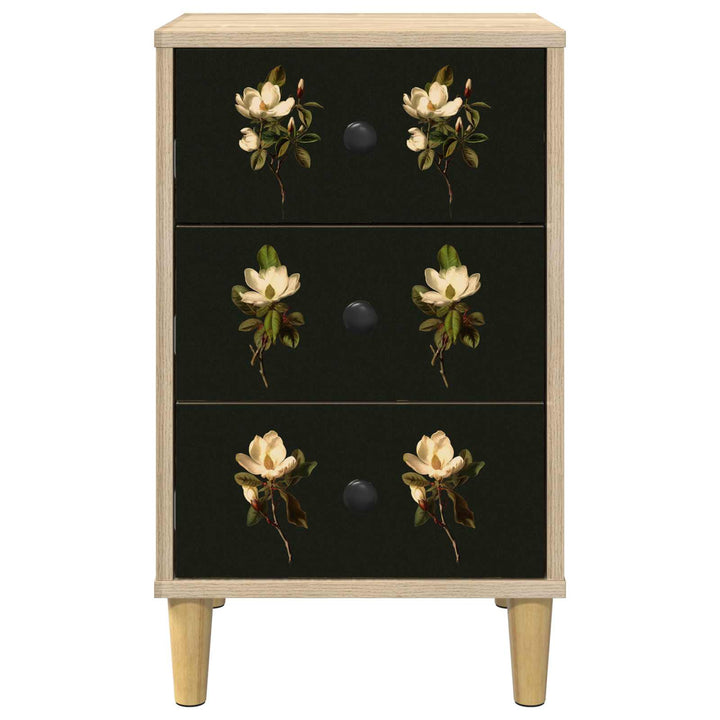 Natskab BREMEN 2 stk. Sonoma-eg 36 x 33 x 60 cm Konstrueret træ