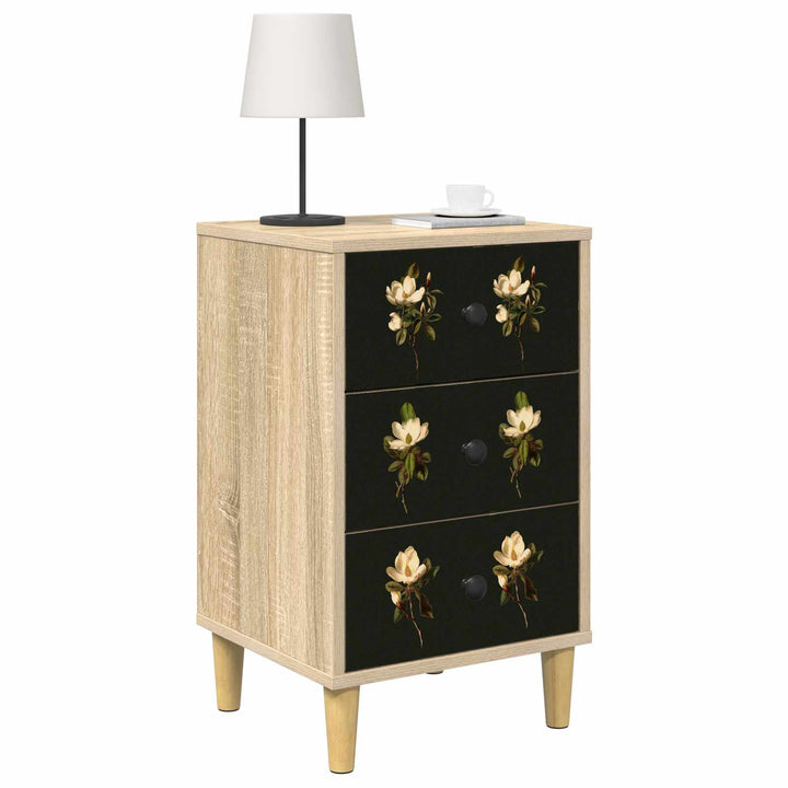 Natskab BREMEN 2 stk. Sonoma-eg 36 x 33 x 60 cm Konstrueret træ