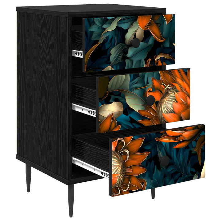 Natskab LOCHEM Sort eg 36 x 33 x 61 cm Konstrueret træ