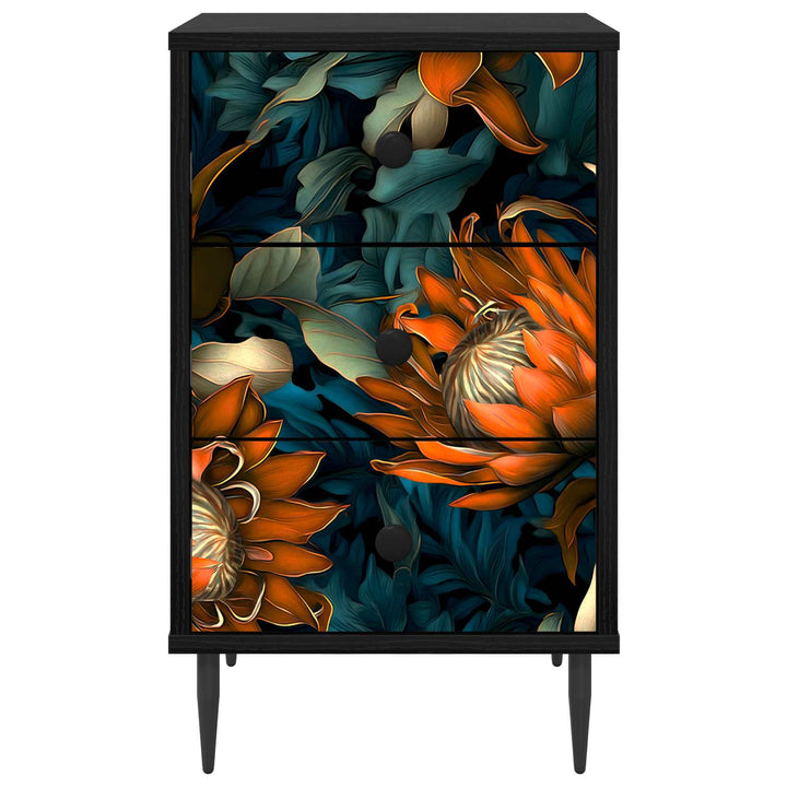 Natskab LOCHEM Sort eg 36 x 33 x 61 cm Konstrueret træ