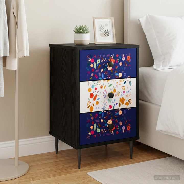 Natskab MAINZ Sort eg 36 x 33 x 61 cm Konstrueret træ