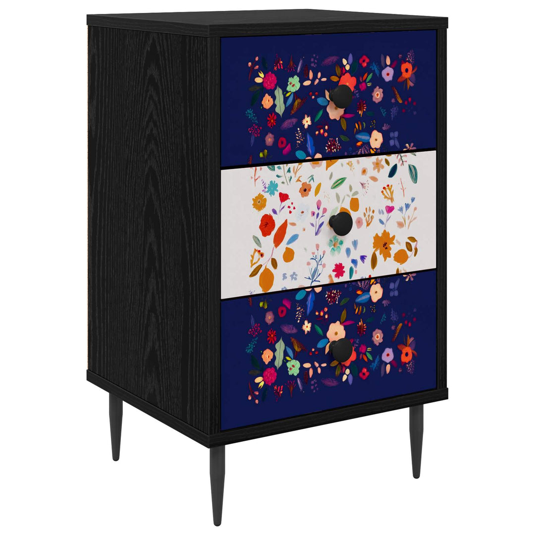 Natskab MAINZ Sort eg 36 x 33 x 61 cm Konstrueret træ