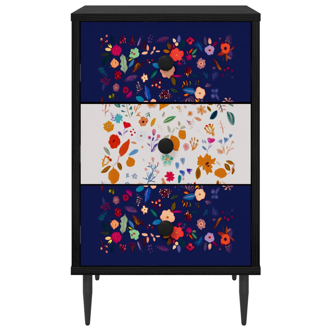 Natskab MAINZ 2 stk. Sort eg 36 x 33 x 61 cm Konstrueret træ