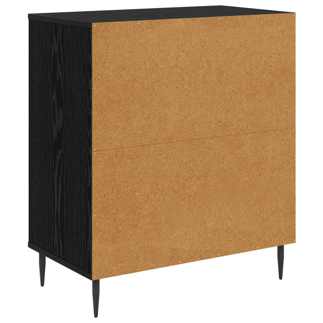 Skuffeskab HEESCH Farvebloktryk 66 x 36,5 x 76 cm Sort eg