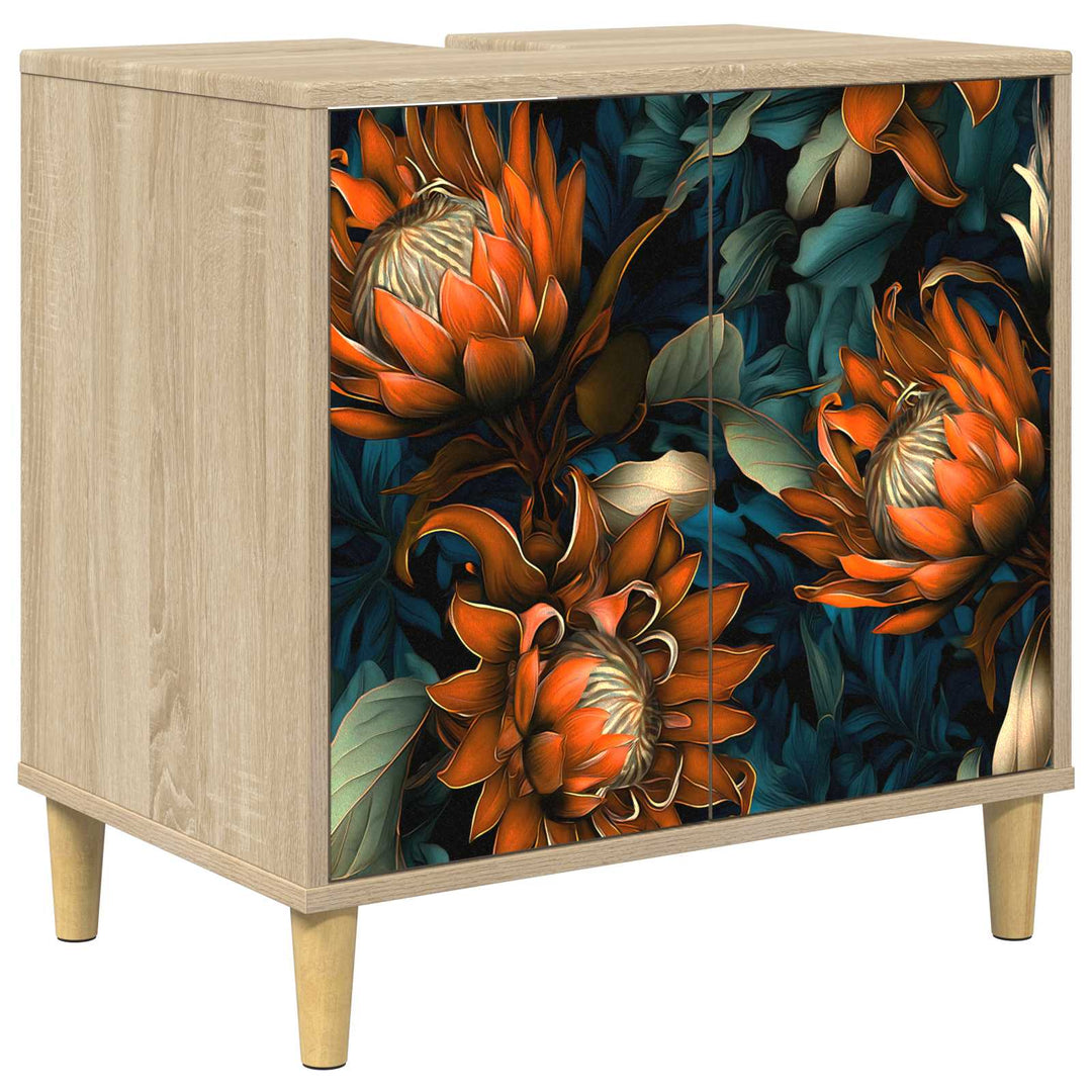 Badeværelsesskab LOCHEM Sonoma-eg 60 x 40 x 60 cm