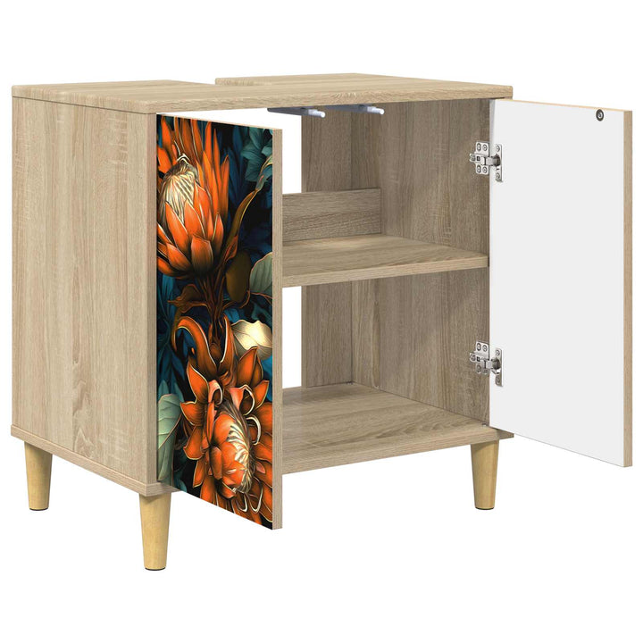 Badeværelsesskab LOCHEM Sonoma-eg 60 x 40 x 60 cm