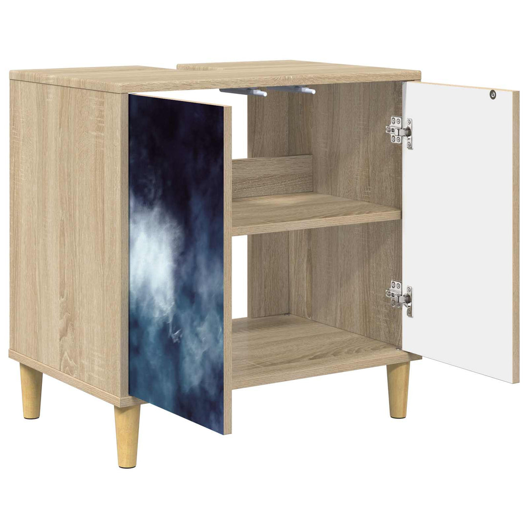 Badeværelsesskab RAALTE Sonoma-eg 60 x 40 x 60 cm