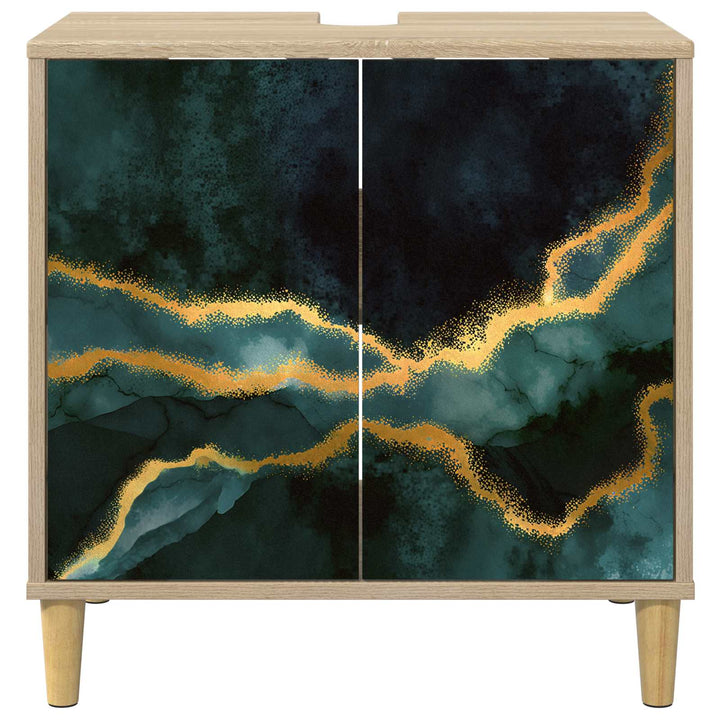Badeværelsesskab WIJHE Sonoma-eg 60 x 40 x 60 cm
