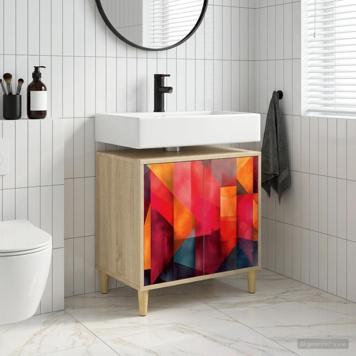 Badeværelsesskab HEESCH Sonoma-eg 60 x 40 x 60 cm