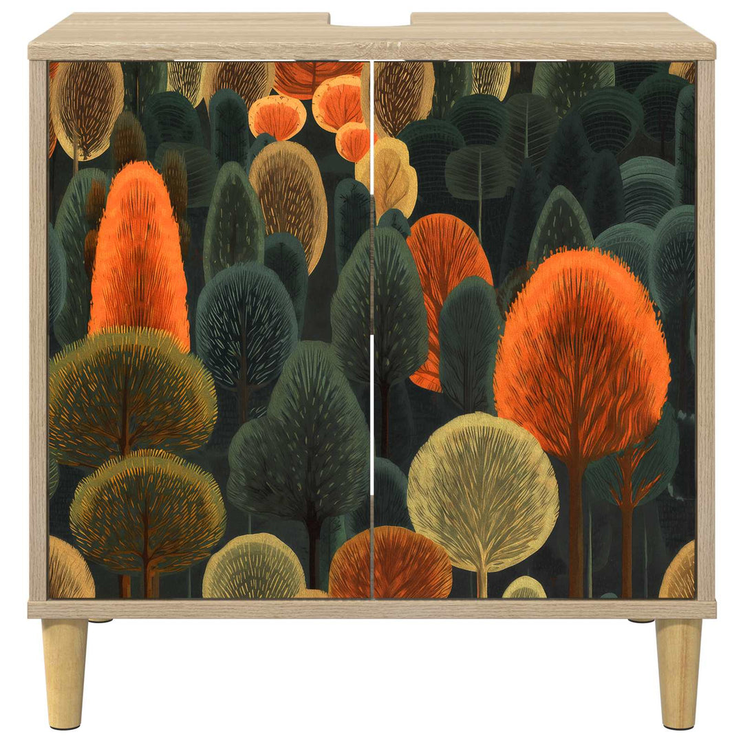 Badeværelsesskab ZAANDAM Sonoma-eg 60 x 40 x 60 cm