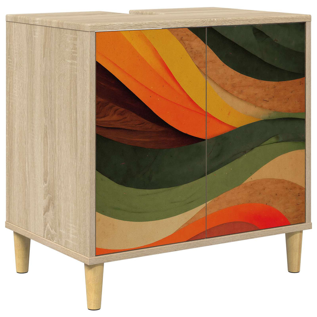 Badeværelsesskab BONN Sonoma-eg 60 x 40 x 60 cm Konstrueret træ