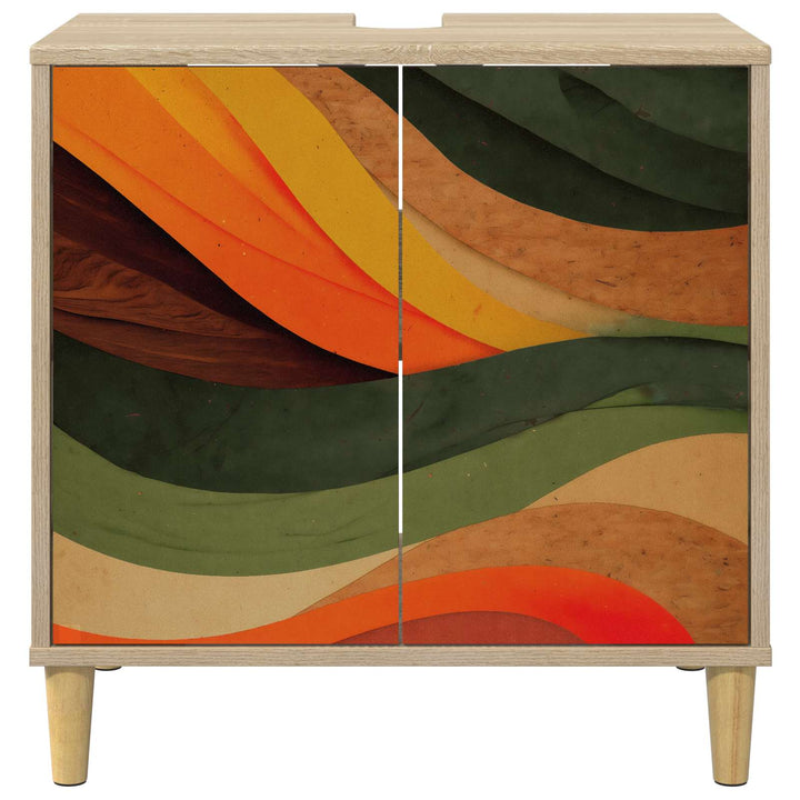 Badeværelsesskab BONN Sonoma-eg 60 x 40 x 60 cm Konstrueret træ