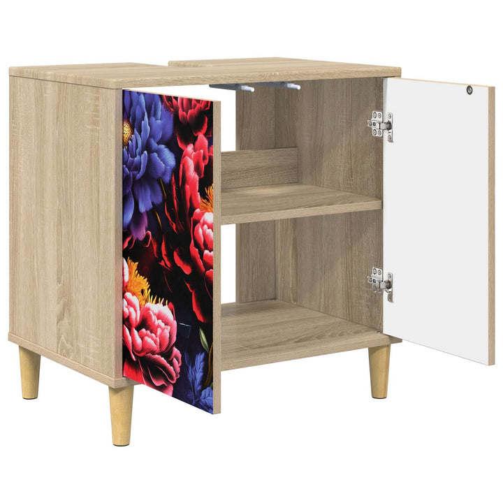Badeværelsesskab KIEL Sonoma-eg 60 x 40 x 60 cm Konstrueret træ