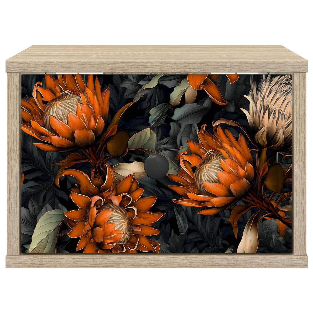 Vægmonteret natbord LOCHEM 2 stk. Sonoma-eg 36 x 33 x 25 cm