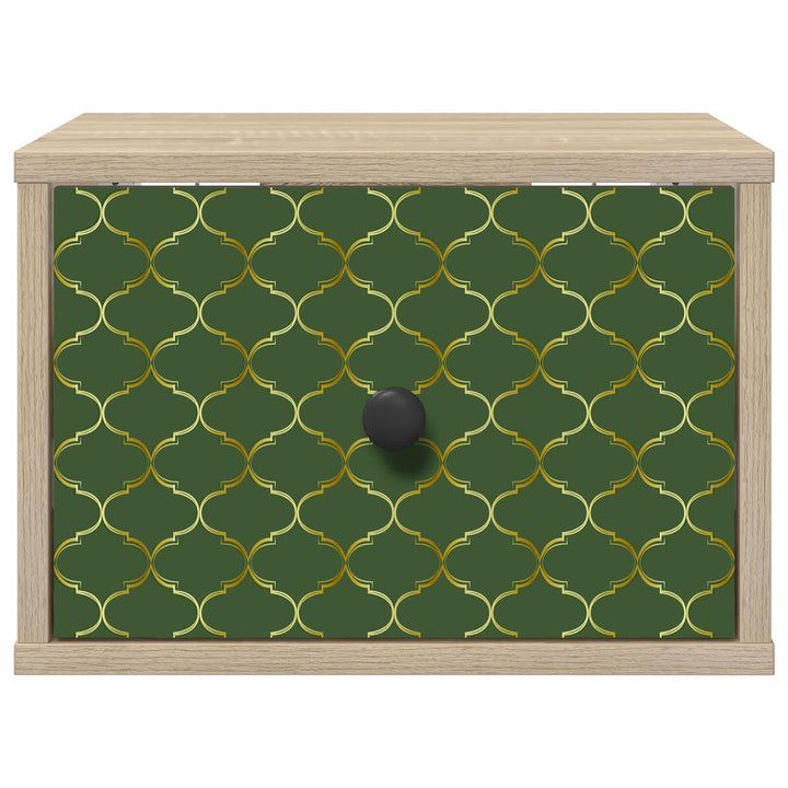 Vægmonteret natbord GELEEN Sonoma-eg 36 x 33 x 25 cm